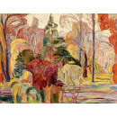 РЕПРОДУКЦИИ НА КАРТИНИ Есенна сцена (1924)